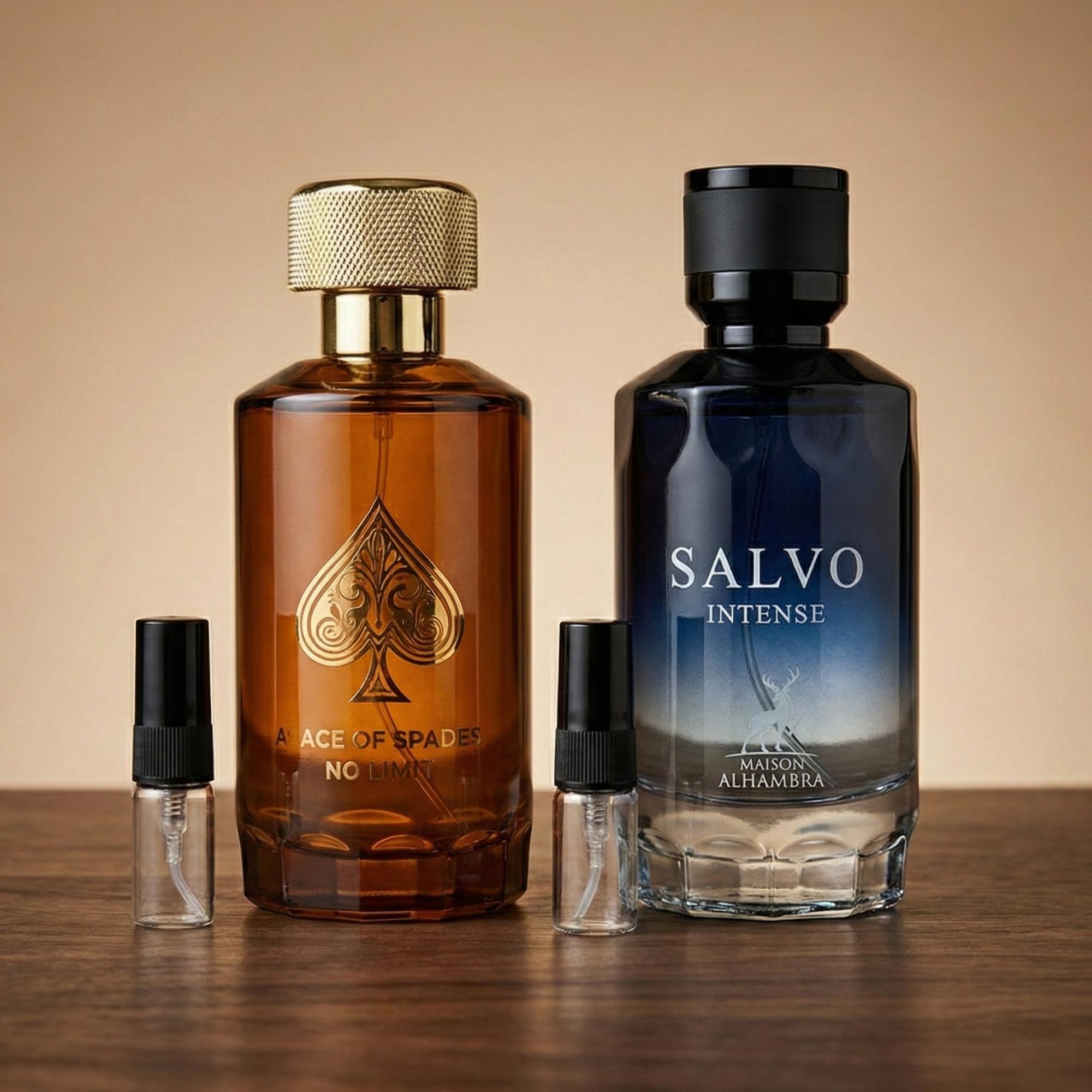 2 Decants; No Limit + Salvo 2Ml